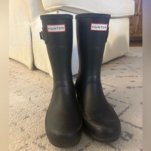 Hunter Rain boots black